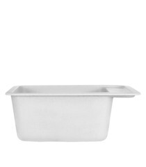 Мойка для кухни Granula Standard 50х42х19 см врезная кварц белая - фото 6
