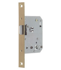 Замок врезной Palladium 170 SB для межкомнатной двери под фиксатор матовая латунь