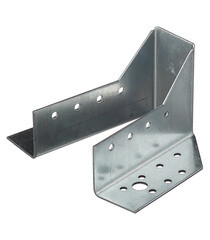 Опора бруса раскрытая оцинкованная 110х76х40х2 мм - фото 1