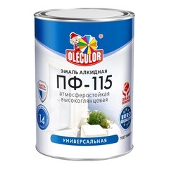 Эмаль Olecolor ПФ-115 голубая 0,8кг