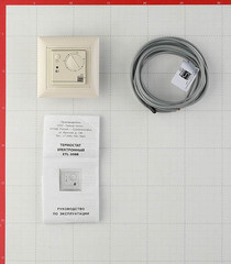 Терморегулятор электронный для теплого пола Spyheat ETL-308B бежевый - фото 4