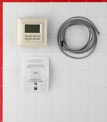 Терморегулятор программируемый для теплого пола Spyheat NLC-527H бежевый - фото 3