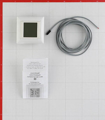 Терморегулятор электронный сенсорный для теплого пола Spyheat SDF-419В белый - фото 2