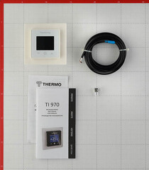Терморегулятор программируемый для теплого пола Thermoreg TI 970 White белый - фото 2