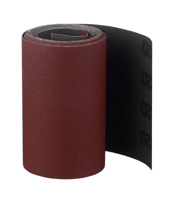 Изображение товара Наждачная бумага Abraforce Р120 100 мм 3 м для шлифовки металла дерева пластика