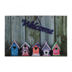 Коврик влаговпитывающий Samba 40х60см Welcome скворечники VORTEX 24212