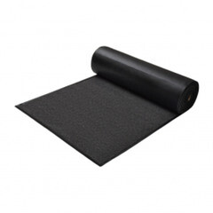 Коврик влаговпитывающий ребристый VORTEX 90х1500см серый 24204