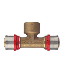 Тройник Tiemme 26(пресс) х 3/4 ВР(г) х 26(пресс) - фото 3