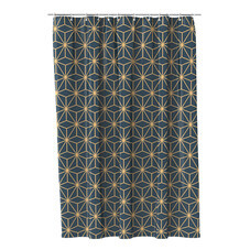 Штора для ванны Fora Мариголд 1800х1800 мм полиэстер синяя (FOR-OL11)