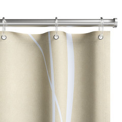 Штора для ванны Fora Line 1800х1800 мм полиэстер бежевый (FOR-LN202) - фото 2