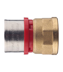 Соединитель прямой Tiemme 32(пресс) х 1 ВР(г) - фото 2