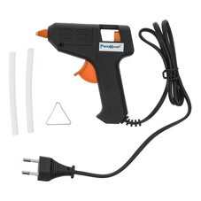 Пистолет клеевой 2 стержня защитный кожух подставка 7 ммх10 см кабель 1 м 10Вт/220В