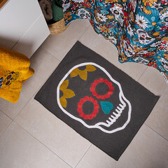 Коврик для ванной разноцветный 60х80 см Moroshka Los Muertos (A66-20) - фото 4