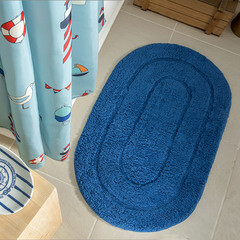 Коврик для ванной/туалета синий 50х80/50х50 см Verran Couple (500-30) - фото 2