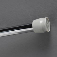 Карниз для ванной 105-190 см телескопический прямой сталь хром - фото 3