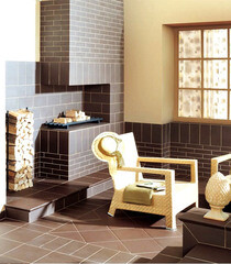 Клинкерная ступень Керамин Амстердам 4 коричневый 298х298х7 мм (17 шт.=1,51 кв.м) - фото 2