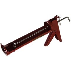 Пистолет для герметика полукорпусный 9", зубчатый шток, 310мл, (шт.)