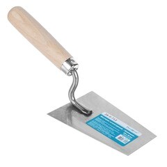 Мастерок штукатурный Трапеция 0,8 мм рукоятка из бука 120х56 мм