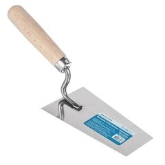 Мастерок штукатурный Трапеция 0,8 мм рукоятка из бука 140х60 мм