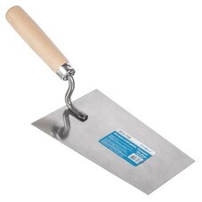 Мастерок штукатурный Трапеция 0,8 мм рукоятка из бука 180х90 мм