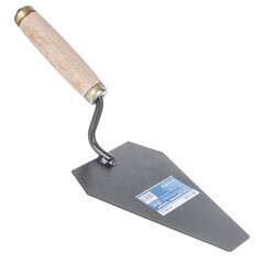 Кельма отделочника "Трапеция", окрашенная сталь, деревянная усиленная рукоятка, 175х120мм, (шт.)