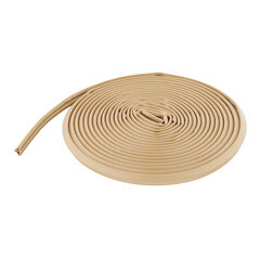 Уплотнитель для деревянных окон на наплав створки 5,5 м бежевый - фото 2