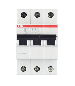 Автоматический выключатель модульный ABB SH203L 3P 20А тип C 4,5 кА 400 В (2CDS243001R0204)