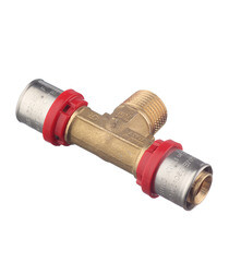 Тройник Tiemme 20(пресс) х 1/2 НР(ш) х 20(пресс) - фото 3