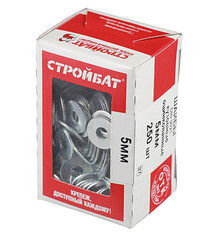 Шайба кузовная оцинкованная 5x15 мм DIN 9021 (250 шт.) - фото 3