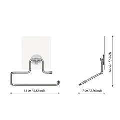 Держатель для туалетной бумаги Kleber Lite металл хром (KLE-LT016/8497) - фото 6