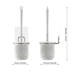 Ершик для унитаза Kleber Lite подвесной пластик/металл хром (KLE-LT020/8599) - фото 5