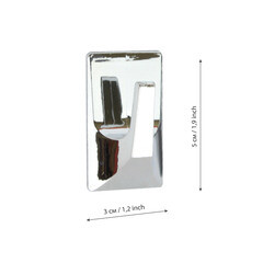 Крючок для ванной Kleber Strong одинарный самоклеящийся пластик хром (3 шт.) (KLE-SG002/9646) - фото 5