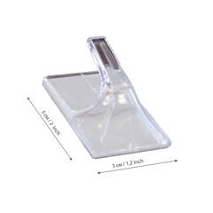 Крючок для ванной Kleber Strong одинарный самоклеящийся пластик прозрачный (3 шт.) (KLE-SG006/9684) - фото 5