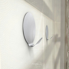 Крючок для ванной Fora одинарный самоклеящийся металл хром (2 шт.) (H20/9097) - фото 5