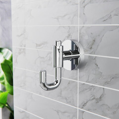 Крючок для ванной Fora Lord одинарный на шуруп металл хром (FOR-LORD054CR/2859) - фото 4