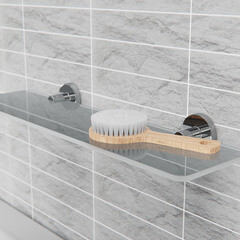 Полка для ванной Fora Lord 484х145х50 мм стекло/металл хром (FOR-LORD034CR/2880) - фото 3