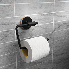 Держатель для туалетной бумаги Fora Lord металл черный (FOR-LORD016BL) - фото 2
