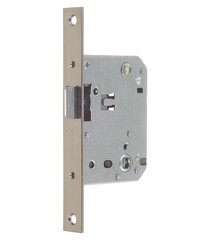 Замок врезной Palladium 170 PN для межкомнатной двери под фиксатор перламутровый никель - фото 1