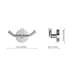 Крючок для ванной Fora Long тройной на шуруп металл хром (L026/1084) - фото 7