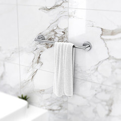 Полотенцедержатель Fora Long 370 мм на шуруп силумин хром (L007/1183) - фото 5