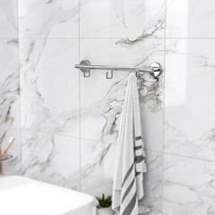 Вешалка для ванной Fora Long 3 крючка на шуруп силумин хром (L005) - фото 5