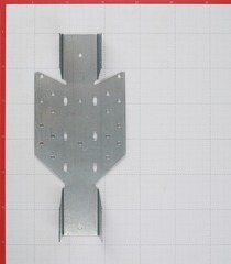 Опора балки универсальная оцинкованная 140х50х70х1 мм - фото 2