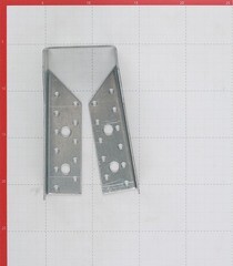 Опора бруса закрытая оцинкованная 150х76х75х2 мм - фото 2