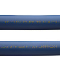 Труба ПНД ПЭ-100 для систем водоснабжения d32 SDR11 синяя премиум (50 м) - фото 2