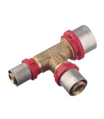 Тройник Tiemme 26(пресс) х 20(пресс) х 16(пресс) - фото 1