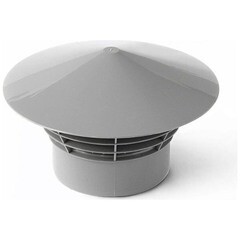Грибок дефлектор вытяжной Ремоколор d110 мм для внутренней канализации