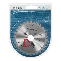 Диск пильный по дереву переходное кольцо 16/20х22/25,4/30 мм 200x32x30T