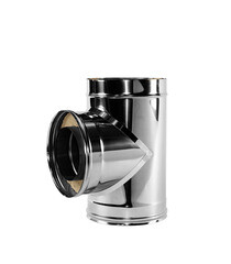 Тройник Вулкан V50R 90° х d150х250 мм с изоляцией AISI 321/304