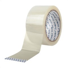 Лента клейкая упаковочная, прозрачная, клей - акрил, 48ммх50м, толщина 40мкм, (шт.)