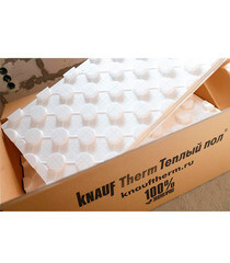 Пенополистирол для системы теплый пол Knauf Therm Therm 47 мм 0,6х1,2 м - фото 10